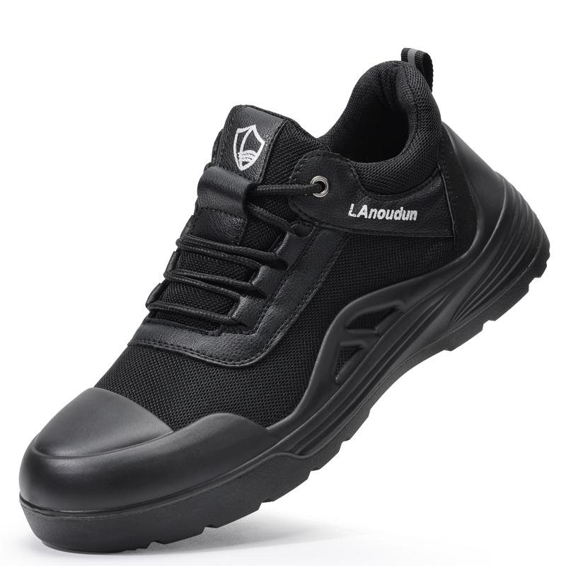 LANOUDUN Abrasion Resistant Impact Resistant Lightweight Low top Outdoor Shoes Men’s Black
