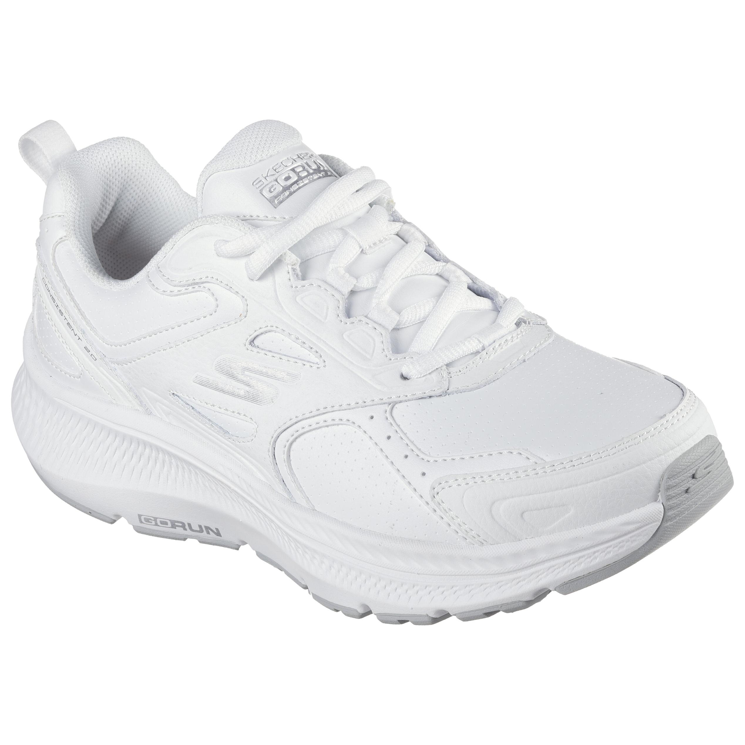 Skechers Go Run Consistent 2.0 Abrasion Resistant Low top Running Shoes Women’s White
