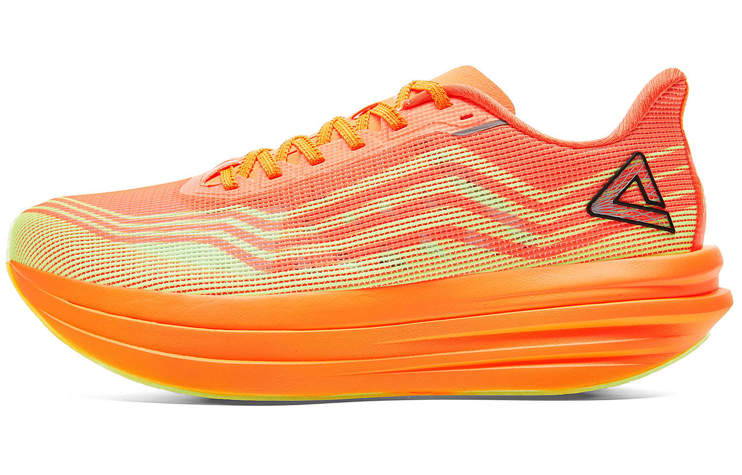 PEAK Cushioning Rebound Abrasion Resistant Slip Resistant Low top Running Shoes Men’s Fluorescent Orange