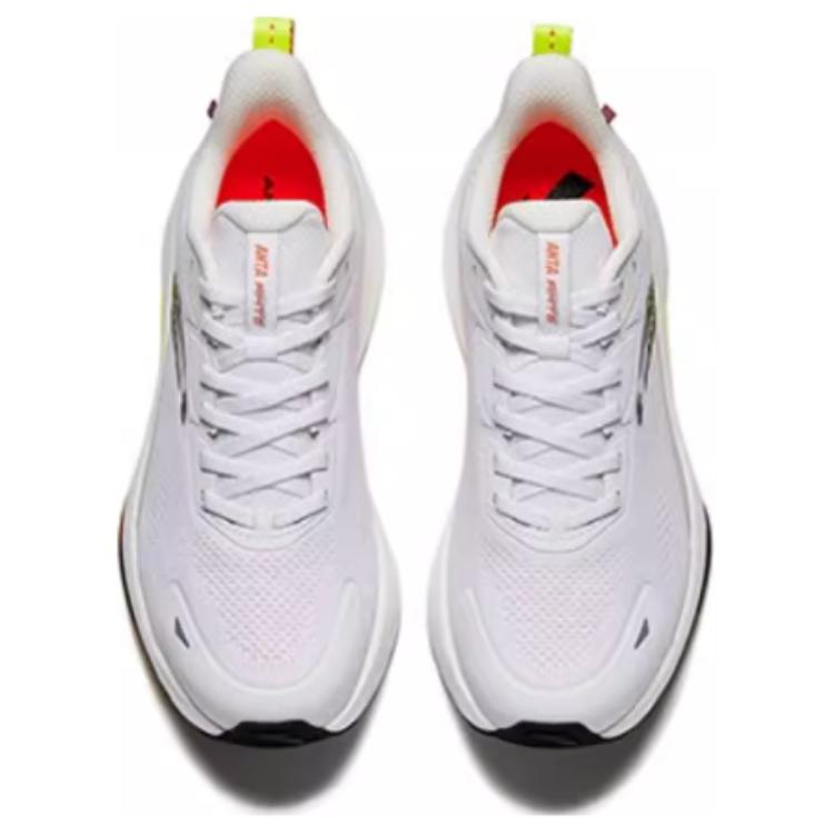 Anta Rocket 6.0 Cushioning Slip Resistant Low top Sprint Running Shoes Men’s White Orange Green