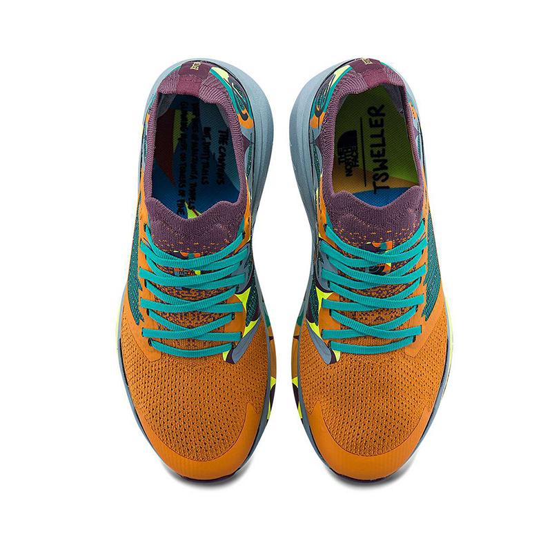 THE NORTH FACE Abrasion Resistant Low top Running Shoes Women’s Orange Purple