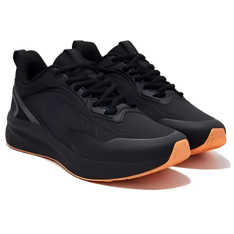 361° Cushioning Slip Resistant Low top Casual Running Shoes Men’s Black Gray