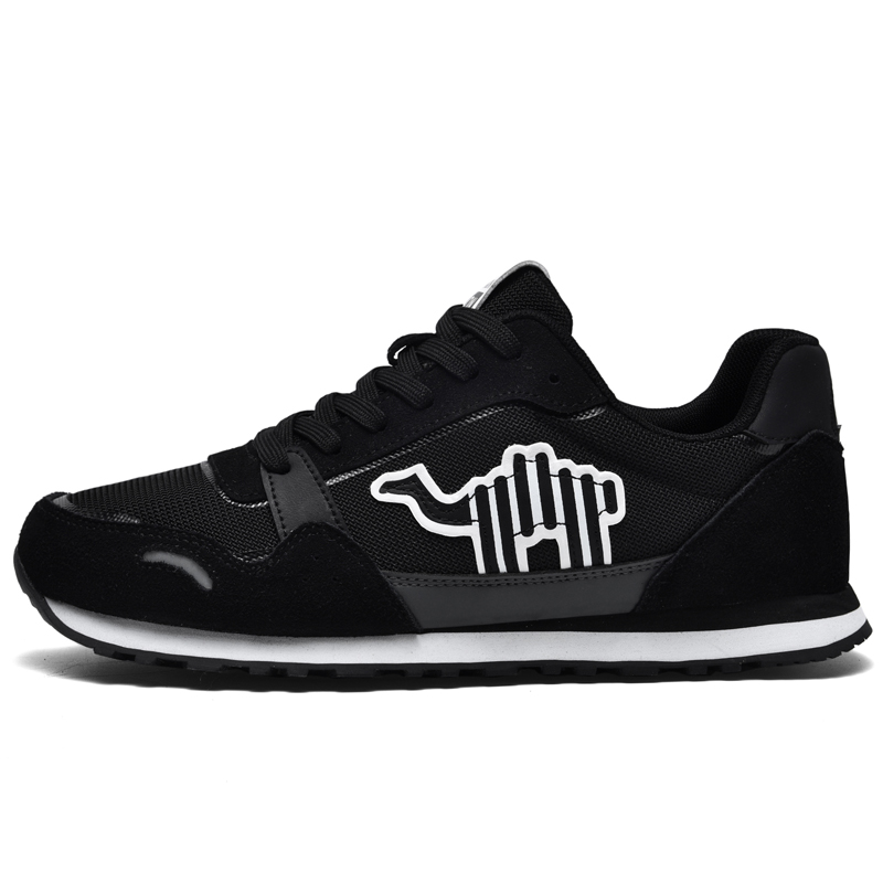 LINGHANGLUOTUO Fabric Slip Resistant Coverage Lightweight Low top Sprint Running Shoes Men’s