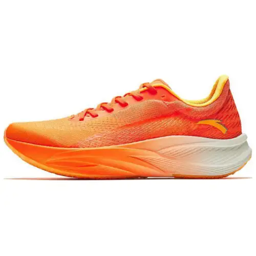 Anta C202 5 Fabric Slip Resistant Abrasion Resistant Low top Marathon Running Shoes Men's Orange