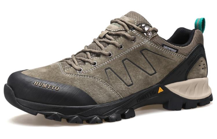 HUMTTO Cushioning Abrasion Resistant Cushioning, Wear Resistant Low top Outdoor Shoes Men’s Green Black