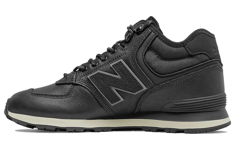New Balance NB 574 retro non-slip wear-resistant mid-top casual urban commuting running shoes for men and women, black