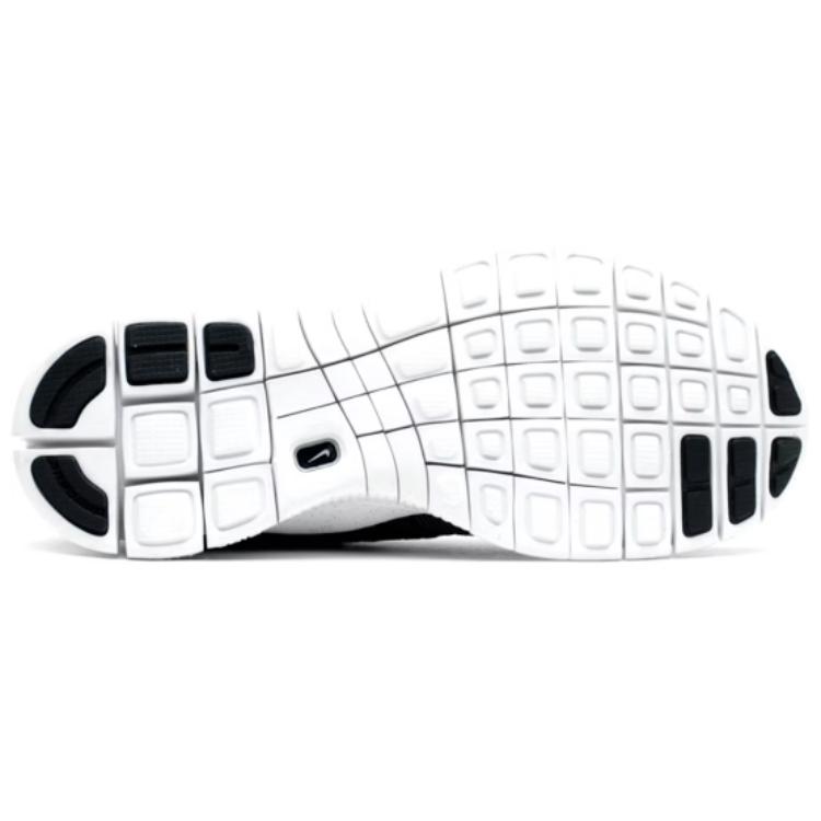 Мужские кроссовки Nike Free Flyknit (черно-серые) — Чёрный / серый — фото 5