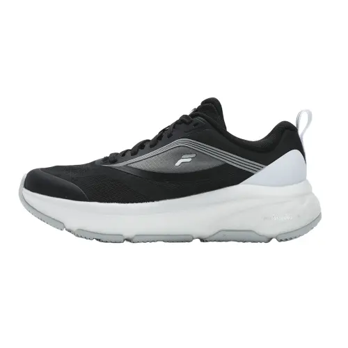 FILA NUVOLE 2 Fabric Cushioning, Wear Resistant Mid top Running Shoes Women's Black