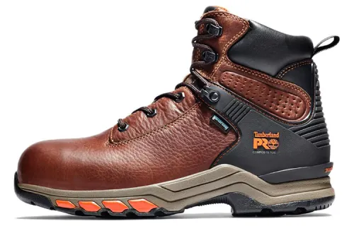 Timberland Hypercharge 6 Waterproof And Wear resistant Short Outdoor Boots Men's Black Red