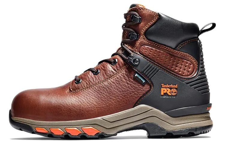 Timberland Hypercharge 6 Waterproof And Wear resistant Short Outdoor Boots Men's Black Red