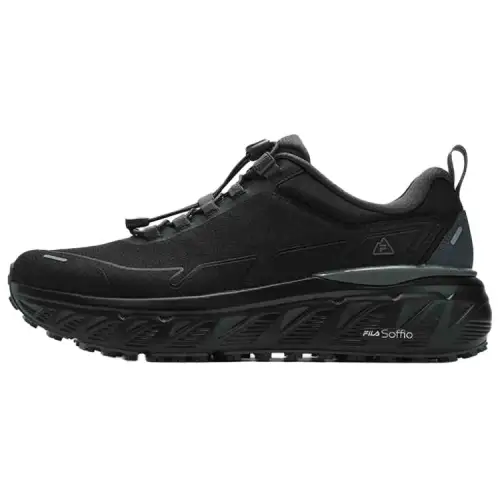 FILA Explorer Cushioning Support Lightweight Low top Outdoor Shoes Men's Black