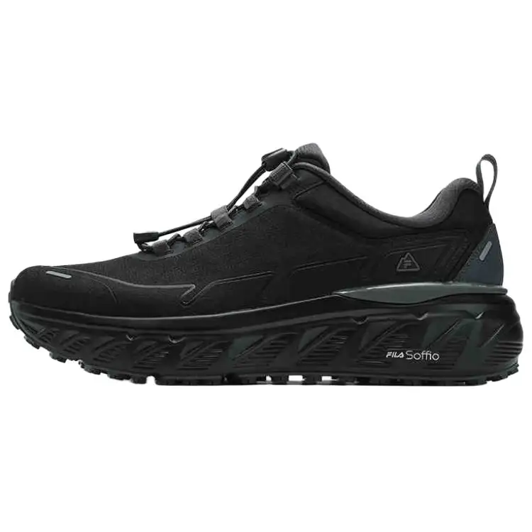 FILA Explorer Cushioning Support Lightweight Low top Outdoor Shoes Men's Black