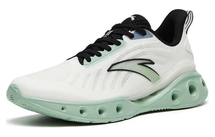 Anta Little Energy Ring Slip Resistant Abrasion Resistant Low top Running Shoes Men’s White Green