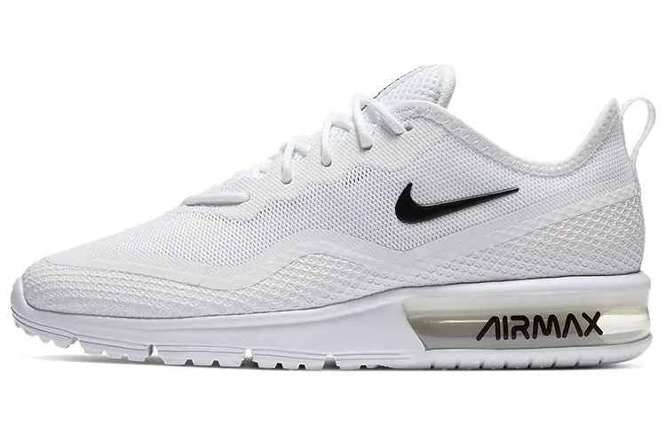 Nike Air Max Sequent 4.5 White Black Women's