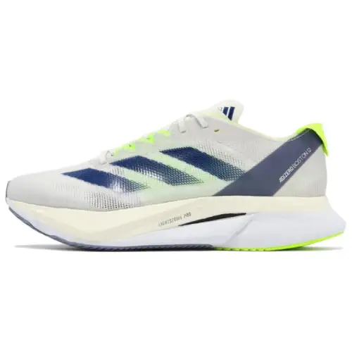 Adizero Boston 12 Adidas 'White Royal Lucid Lemon'