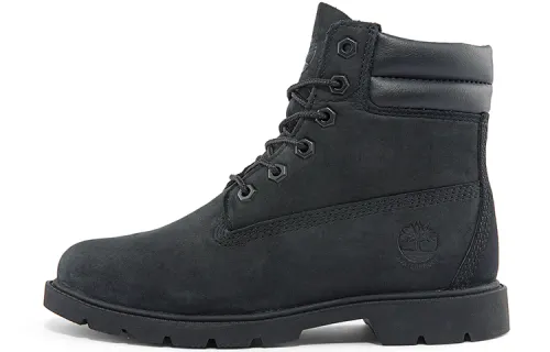 Timberland Linden Woods 6 Inch Double Collar Boots 'Black' Women's