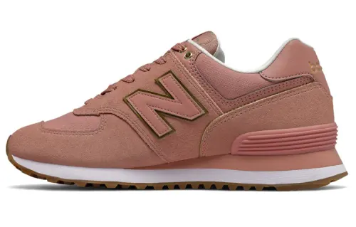 New Balance 574 Pink Gold Women's