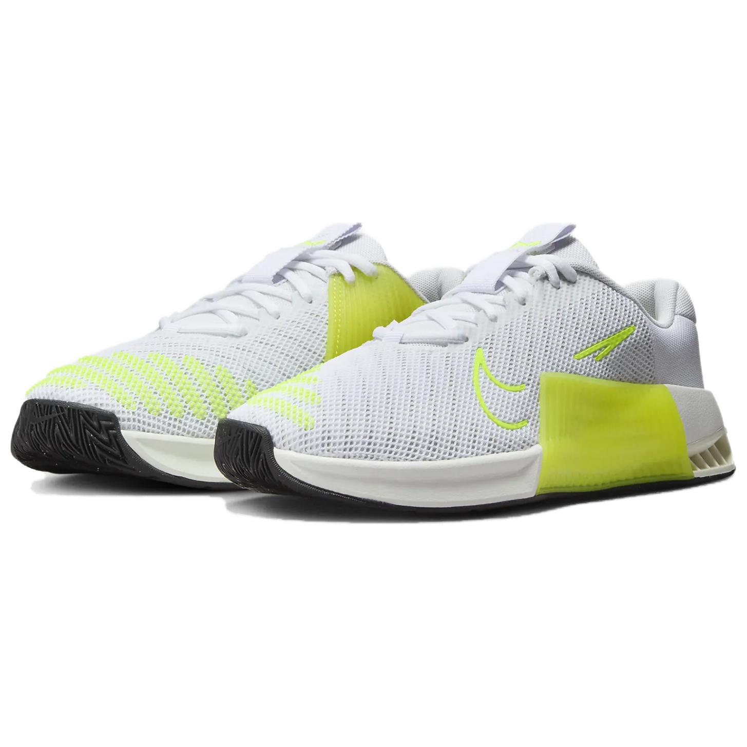 Nike Metcon 9 Comfortable And Lightweight Breathable Low top Casual Running Shoes Women’s White Yellow