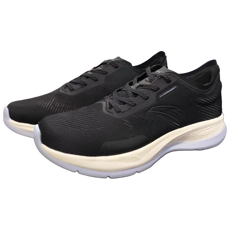 Anta Hydrogen Run V Slip Resistant Abrasion Resistant Low top Running Shoes Women’s Black