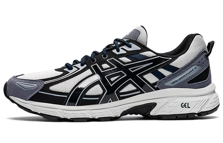 Мужские кроссовки ASICS Asics Gel-Venture 6 (черно-серые)