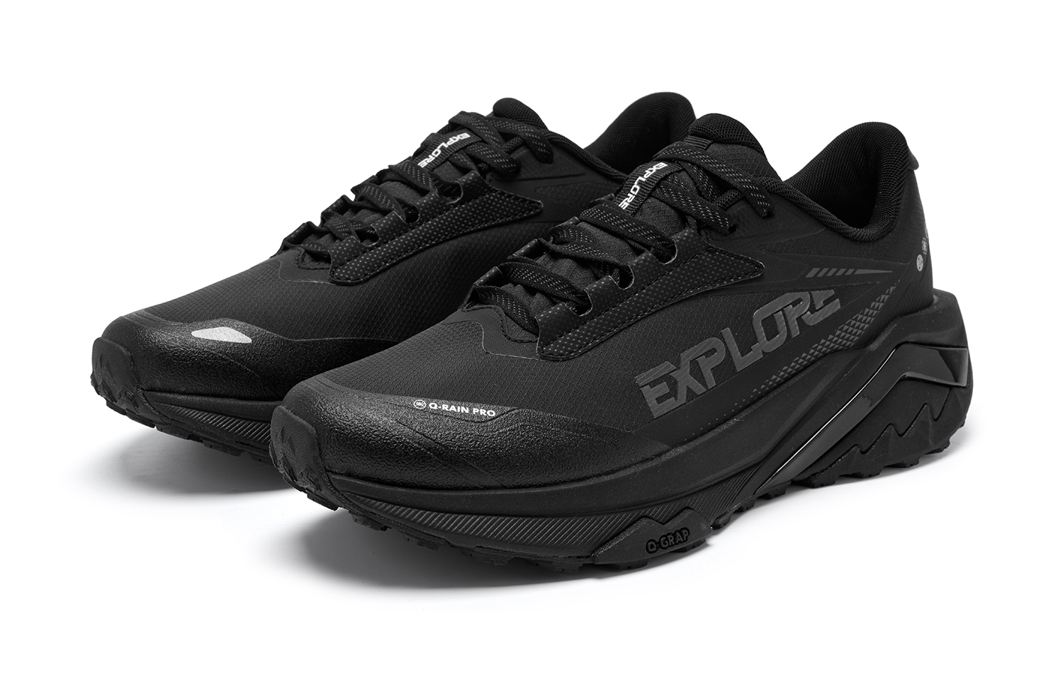 QIAODAN Swiftlet 5.0 Low top Trail Running City Commuting Running Shoes Men’s Black