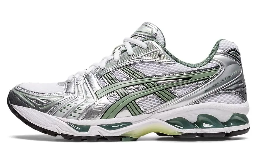 ASICS Gel Kayano 14 Comfortable Textile, Synthetic Leather Cushioning Abrasion Resistant Low top Casual Running Shoes