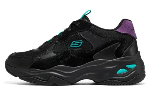 Skechers Dlites 4.0 'Black Purple Green' Women's