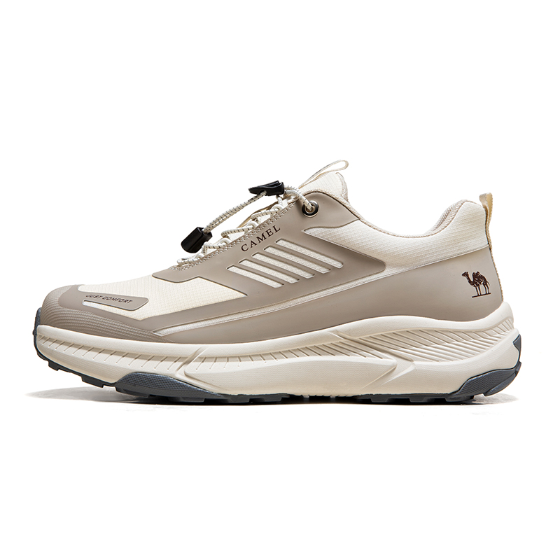 CAMEL Outdoor Shoes Men’s Low Top Ecru/Black/Mint Green/Ecru/Black/White