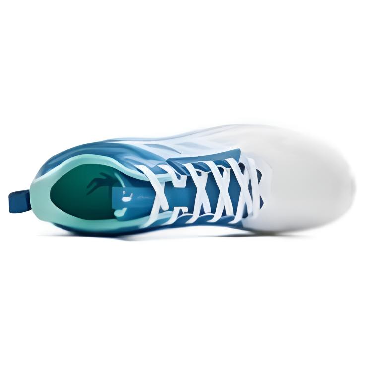 QIAODAN Speed Slip Resistant Abrasion Resistant Coverage Low top Casual Running Shoes Men’s White Blue