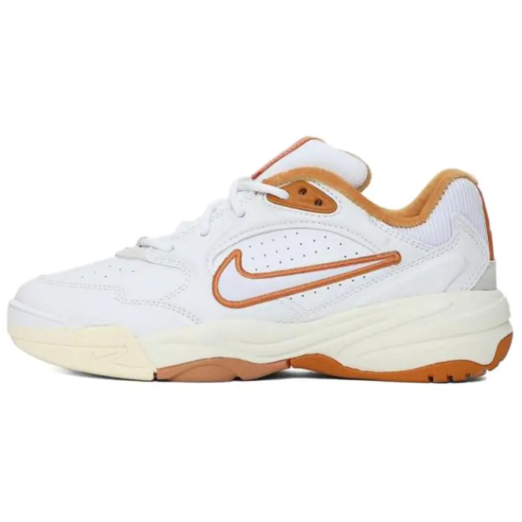 Nike A.C.E Slip Resistant Abrasion Resistant Low top Casual Shoes Women's White Yellow