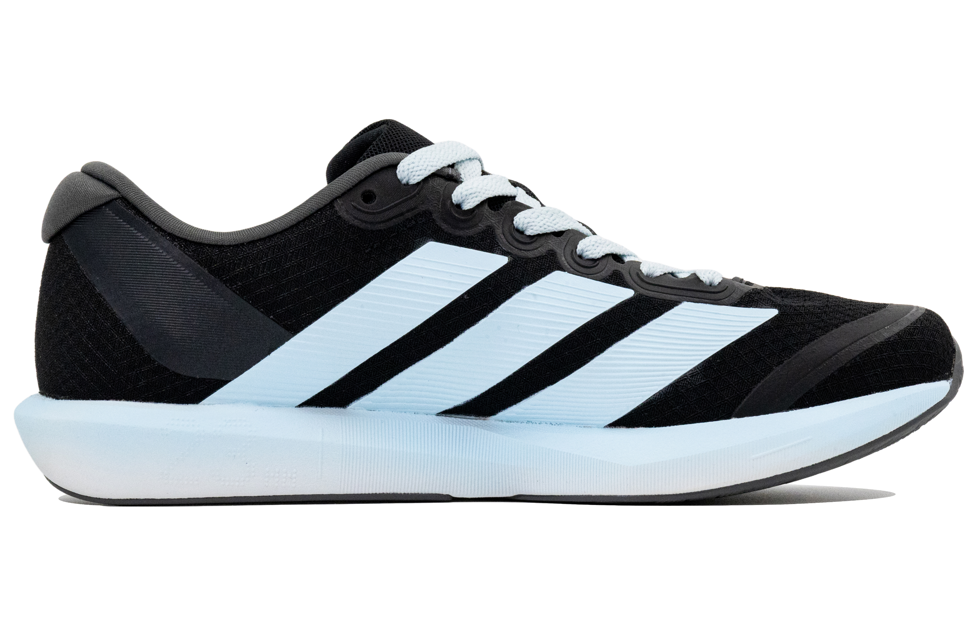 Adidas Adizero Lightweight Low top Running Shoes Unisex Black White Blue