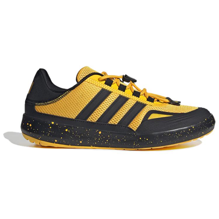 Adidas ROAMBOAT Abrasion Resistant Breathable Abrasion Resistant Breathable Low top Running Shoes Unisex Black Yellow
