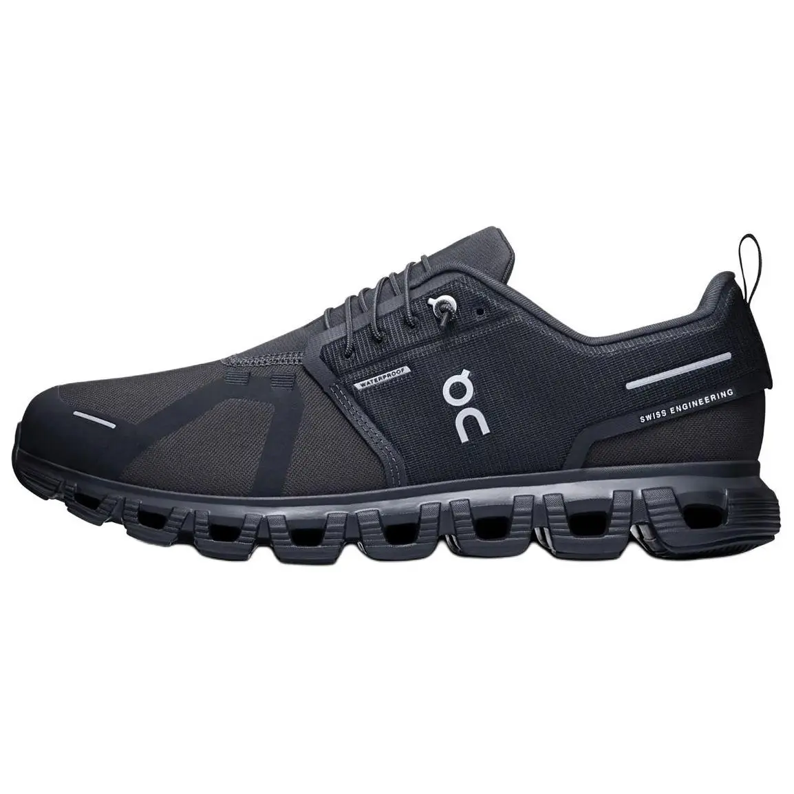 On Cloud 6 Comfortable Waterproof Low top Casual Training City Commuting Running Shoes Men's Black