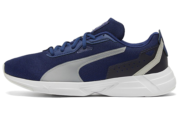PUMA Space Runner Comfortable Textile, Artificial Leather Cushioning Abrasion Resistant Lightweight Low top Marathon
