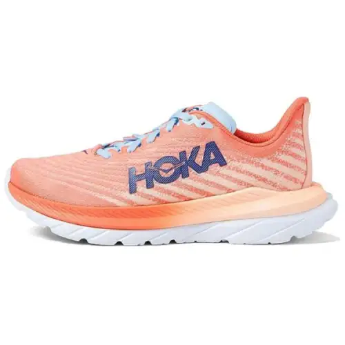 HOKA ONE ONE Mach 5 Comfortable Textile, Synthetic Leather Cushioning Breathable Rebound Low top Running Shoes Women's
