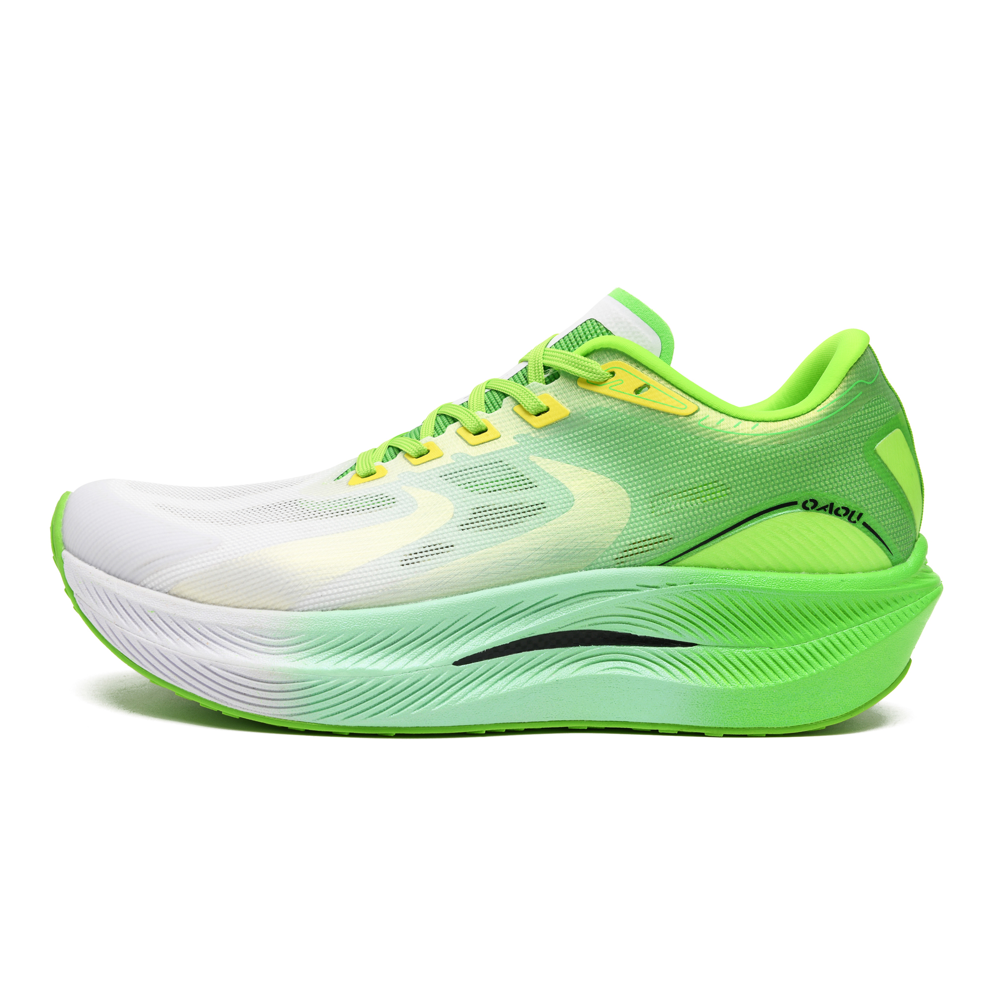 OAOU Training Running Shoes Unisex Neon Green White Gradient