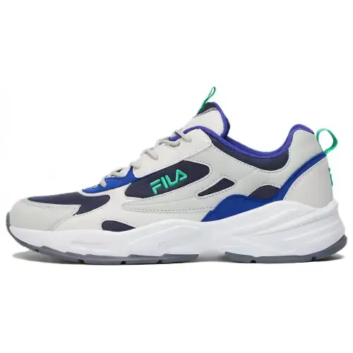 FILA Athleisure Low top Running Shoes Men's Blue White