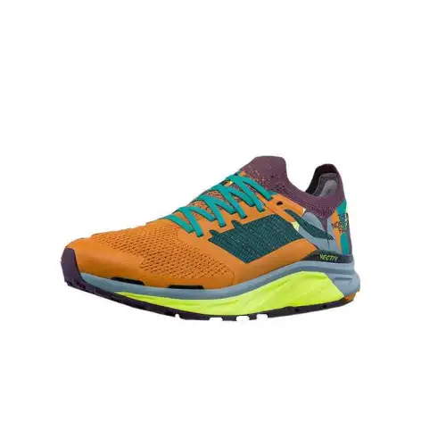 THE NORTH FACE Abrasion Resistant Low top Running Shoes Women's Orange Purple