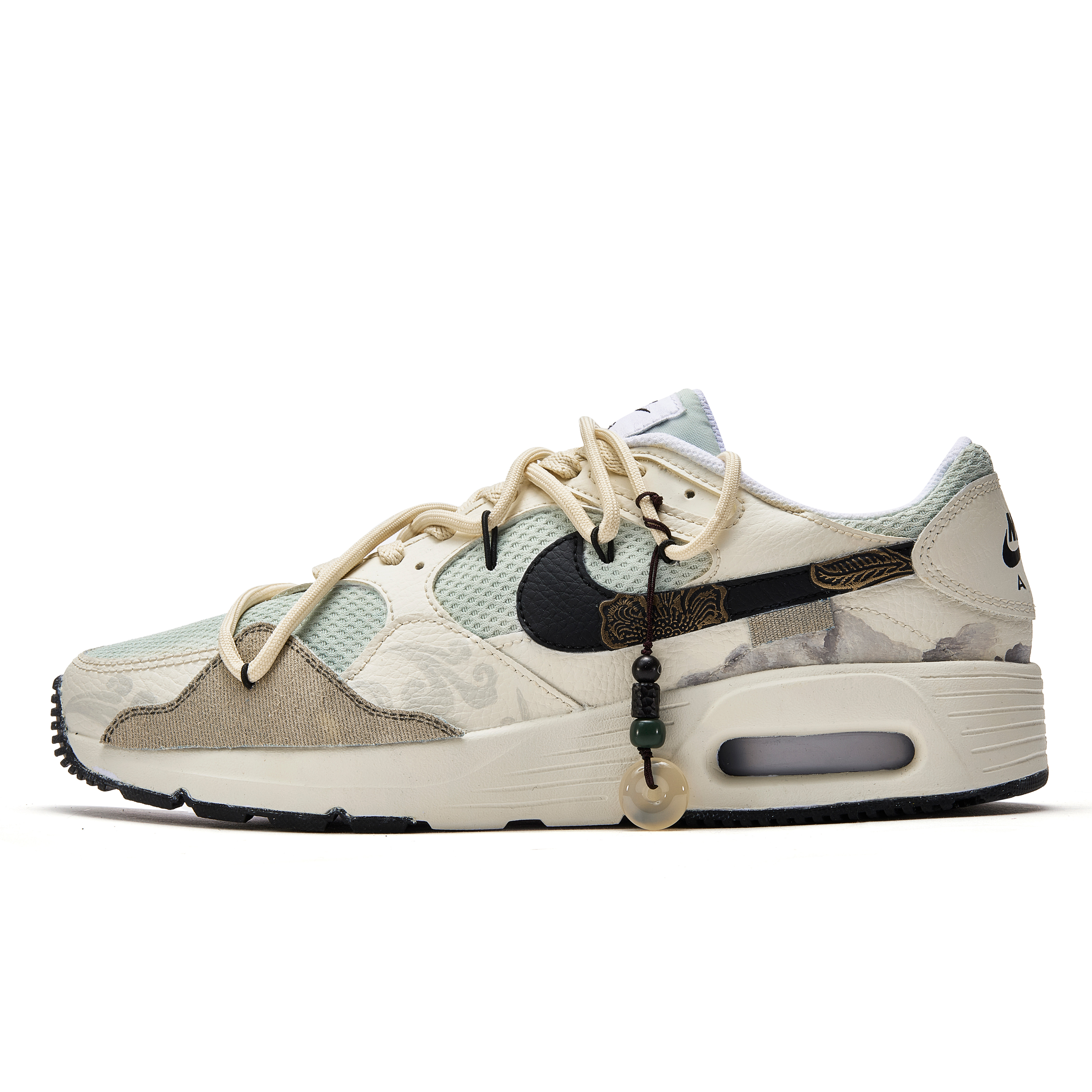 Nike Air Max SC Slip Resistant Slip Resistant Low top Running Shoes Men’s Gray Green