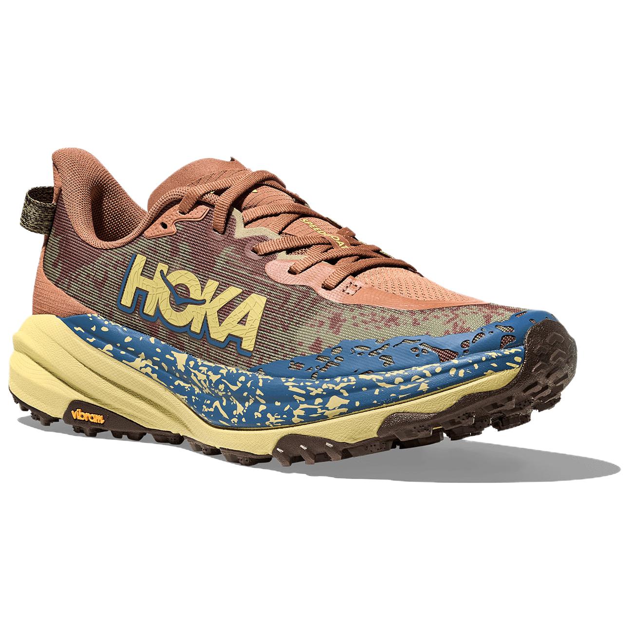 HOKA ONE ONE Speedgoat 6 Cushioning Breathable Support Low top Trail Running Shoes Men’s Brown