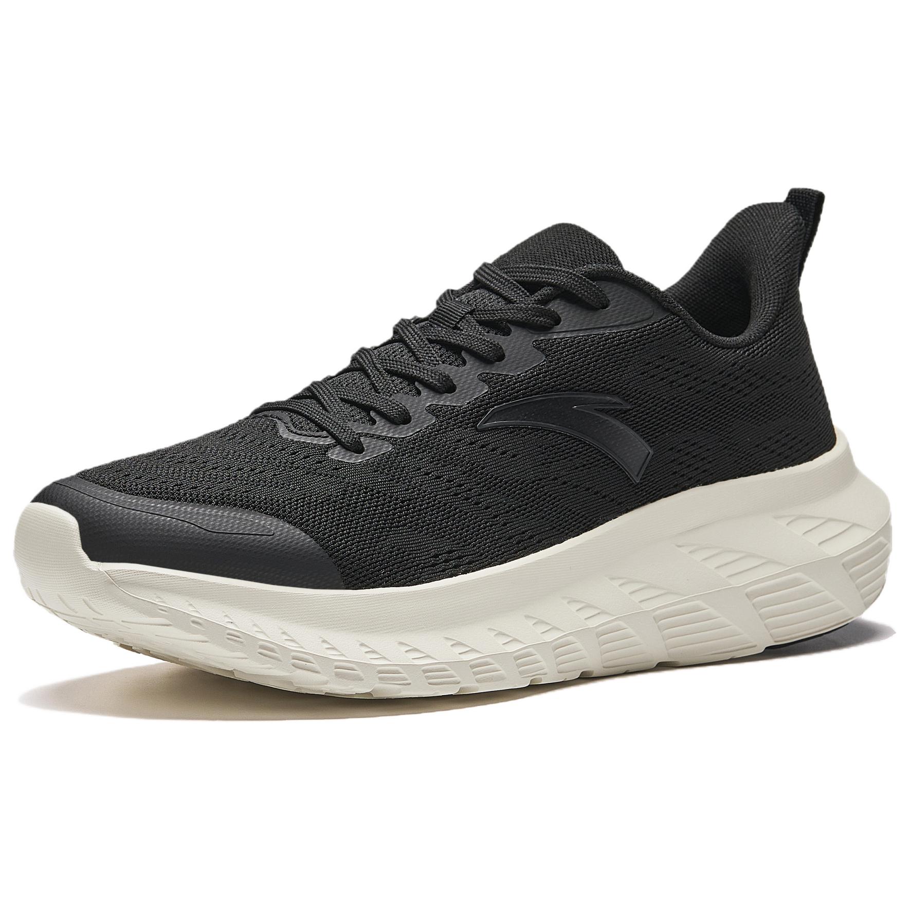 Anta Cushioning Breathable Low top Casual Running Shoes Men’s Black