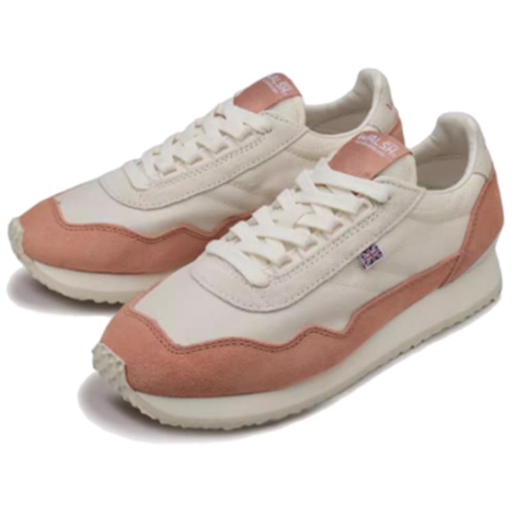 Norman Walsh Leather, Nylon Abrasion Resistant, Breathable, Lightweight Low top Running Shoes Women’s Beige