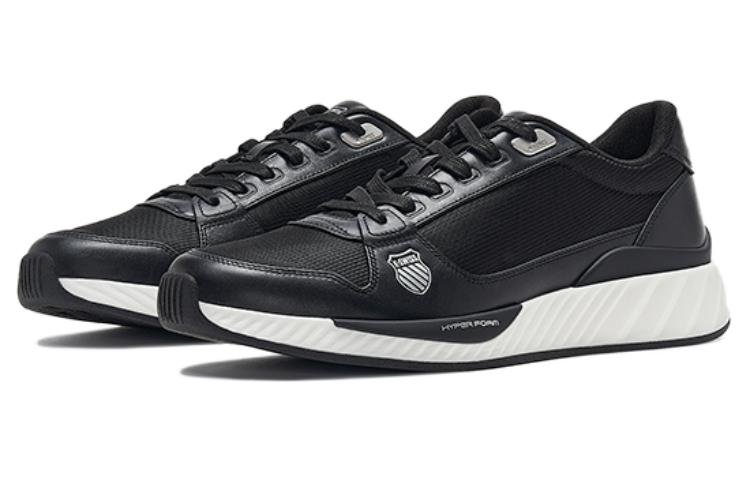 K·SWISS Cushioning Abrasion Resistant Cushioning, Wear Resistant Low top Running Shoes Men’s Black White