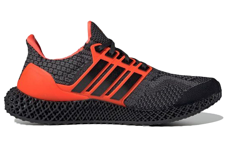 Мужские кроссовки adidas ULT Solar Red (черно-красные) — фото 2