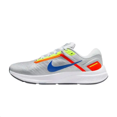 Nike Zoom Structure 24 Comfortable And Trendy Cushioning, Wear Resistant Low top Running Shoes Men's Gray
