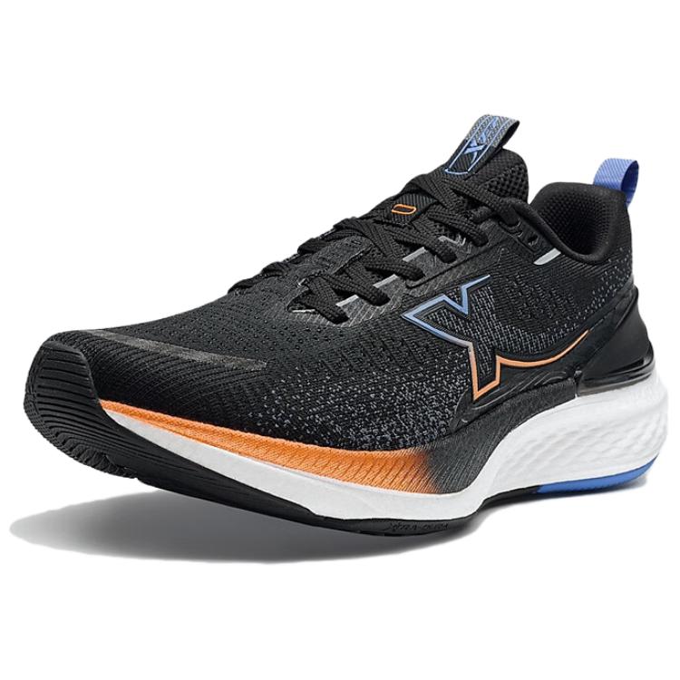 XTEP Cushioning Rebound Low top Running Shoes Men’s Black Orange
