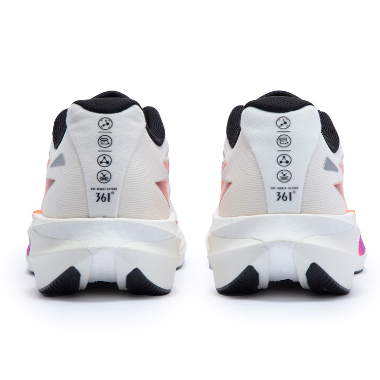 361° Flame Team 2.0 Slip Resistant, Abrasion Resistant, Breathable Low top Running Shoes Men’s White Rattan Purple