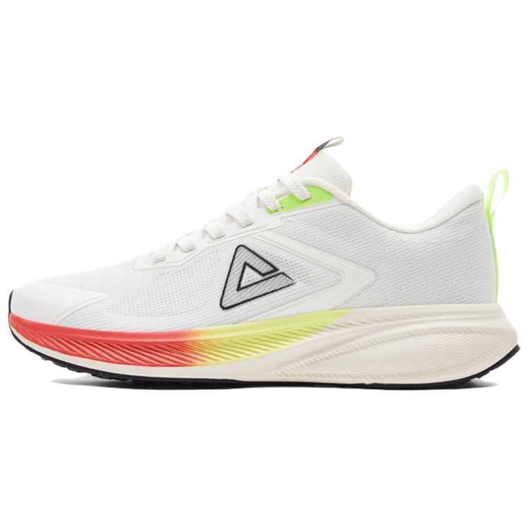 PEAK Taichi Sprint Cushioning Slip Resistant Abrasion Resistant Rebound Lightweight Low top Running Shoes Men’s White