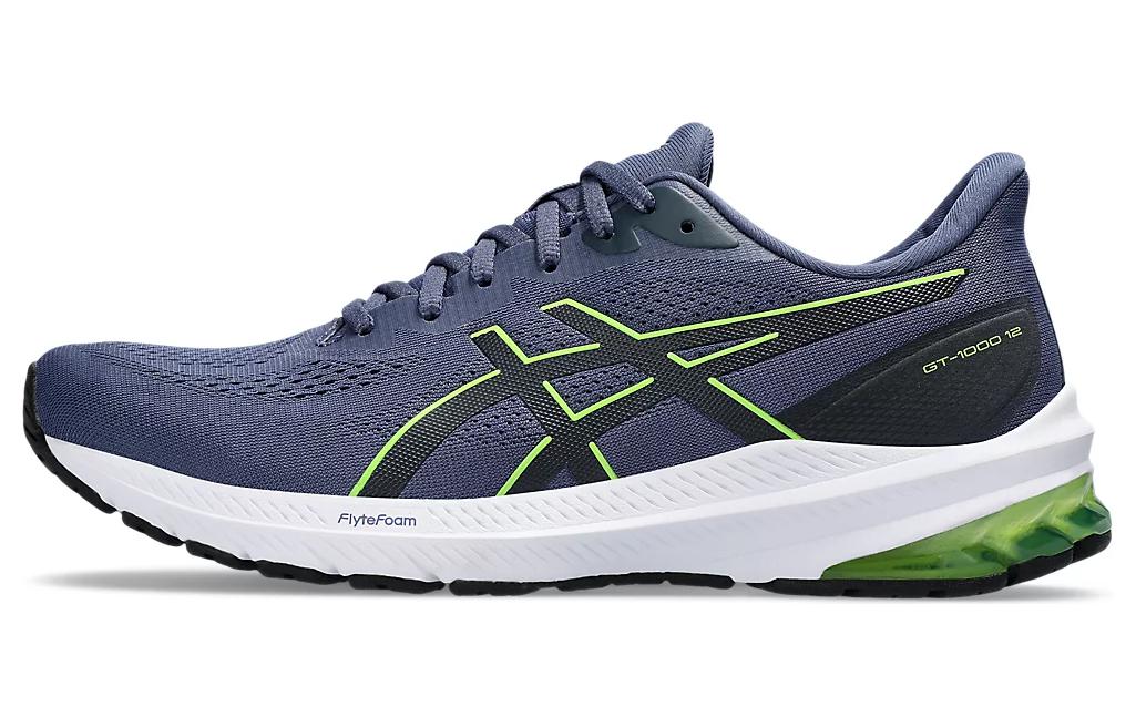 Мужские кроссовки ASICS GT-1000 12 (черно-синие)