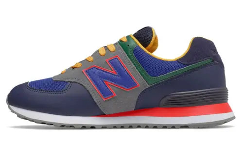 New Balance 574 Grey/Blue/Red